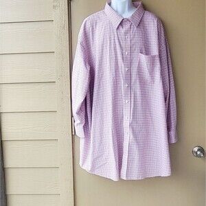 CLassic Fit GS Pink Plaid Dress Buttondown Shirt